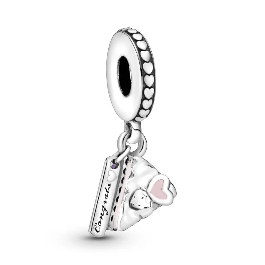 Joyas con dijes de plata 925 para pulsera.