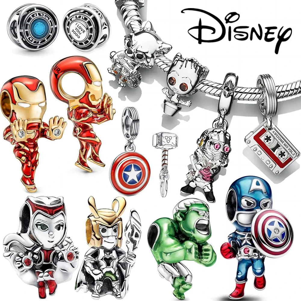 Bijou Charm héros de Disney pour bracelet